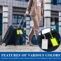 10 Pack Luggage Tags Suitcases Plastic Travel Bag & Baggage ID Label Tags Travel