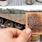 DIY Spray Paper Weathering Airbrush Stencils Tools for 1/35 1/48 1/72 Scale Tank