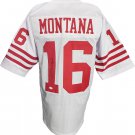 Joe Montana Signed Custom White Pro-Style Football Jersey JSA