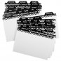 Preprinted Recipe Card Tab Dividers Set, Made in America, 3-Inches X 5-Inches, S