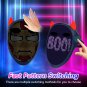 Halloween Mask LED Light up Mask Smart Bluetooth App Control Scary Mask Programm