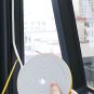 White Door Weather Stripping 26 Feet, 1/2 Inch Wide X 1/4 Thick, High Density Fo
