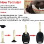 Key Fob Shell Case Fit for Honda Accord Civic Ex Pilot Keyless Entry Remote Key