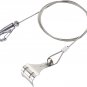 6 Pack Picture Rail Hooks and Wire Hanging System, 6.5 Ft Wire Cables, Adjustabl