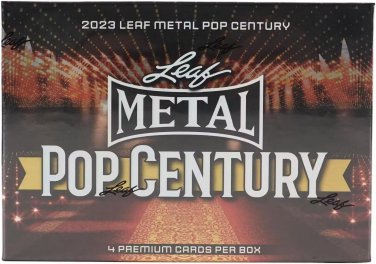2023  Pop Century Metal Hobby Box 3 Autograph Trading Cards per Box