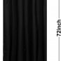Fabric Shower Stall Curtain or Liner 36 X 72 Inches - Hotel Quality, Machine Was
