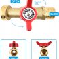 275-330 Gallon IBC Tote Tank Adapter,2" Fine Thread + Lead-Free Brass Garden Hos
