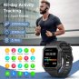 Smart Watch for Men Fitness Tracker: (Make/Answer Call) Bluetooth Tactical Milit