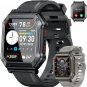 Smart Watch for Men Fitness Tracker: (Make/Answer Call) Bluetooth Tactical Milit