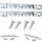 Sawtooth Hangers Large with Screws - 100 Pack - Canvas Hanger - Picture Frame Ha