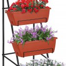 Raised Garden Bed 4 Tier Vertical Garden Planter Indoor Outdoor Raised Planter B