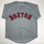 Autographed/Signed Pedro Martinez Boston Grey Baseball Jersey JSA COA