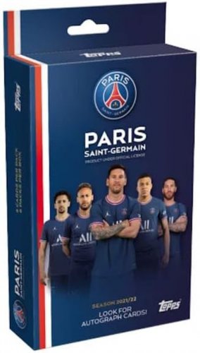 2021-22  Paris Saint-Germain PSG Soccer Team Trading Card Box Set