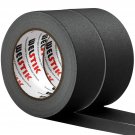 2 Pack Black Gaffers Tape,2" X 33 Yards-10% Longer-Heavy Duty Gaffers Tape,Water