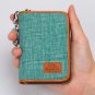 Credit Card Wallet, Zipper Card Cases Holder for Men Women, Blocking, Keychain W