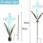 Solar Cross Garden Stake Outdoor Lights, 40 Inch Solar Powered Cross Lights Stak