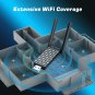 USB Wifi Adapter,  1300Mbps Wireless Network Adapter Dual Band 5Ghz/2.4Ghz Wifi