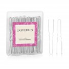 U Shaped Hair Pin Silver, Bun Pins for Women Long Large Bobby Pins Hairpin for C
