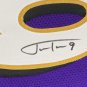 Autographed/Signed Justin Tucker Baltimore Purple Football Jersey JSA COA