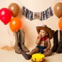 Cowboy High Chair Banner for 1St Birthday - Rodeo Party Decoration for Boy, West