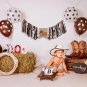 Cowboy High Chair Banner for 1St Birthday - Rodeo Party Decoration for Boy, West
