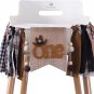 Cowboy High Chair Banner for 1St Birthday - Rodeo Party Decoration for Boy, West