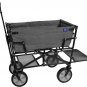 Double Decker Wagons Carts Heavy Duty Foldable Outdoor Collapsible Cart Portable