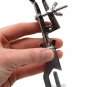 Burette Clamp with Bosshead/Test Tube Holder - PVC Coated round Jaws, Opens up t