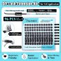 Lash Extension Kit D Curl Lash Clusters with Strong Hold Lash Bond and Seal and