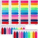 1200 Pieces Page Markers Sticky Notes Book Tabs, 5 Designs Colored Writable Inde