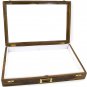 Polished Wood Insect Storage Box with Clear Top - Ideal for Preserving and Displ