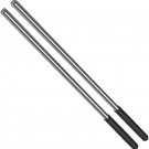 2 Packs of Winding Rods with Non-Slip Rubber Handle for Torsion Springs/Solid St