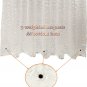 Shower Curtain Liner 3D Semi Transparent Heavy 8G Thick PEVA Waterproof Plastic