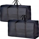Extra Large Moving Bags with Strong Zippers & Carrying Handles, Storage Totes fo