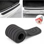 Car Rear Bumper Protector Guard, Anti-Scratch Abrasion Rubber Trunk Door Entry S