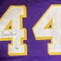 Jerry West Signed Purple Basketball Jersey PSA ITP