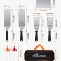 Griddle Accessories Kit, Exclusive Griddle Tools Spatulas Set for Blackstone - 8