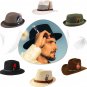 Hat Feathers for Fedora 10 Pcs Men Women Cowboy Hats Pins Assorted Color Crafts