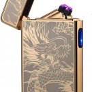 Lcfun Dual Arc Plasma Lighter USB Type C Rechargeable Electronic Windproof Flame
