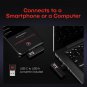 Lavalier Microphone for Android - Set of 2, for Phone, Recording, Professional V