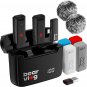 Lavalier Microphone for Android - Set of 2, for Phone, Recording, Professional V