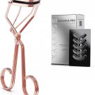 Rose Gold Eyelash Curler - Ergonomic Design, Exquisite Rose Gold, 5 Replaceable