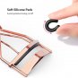 Rose Gold Eyelash Curler - Ergonomic Design, Exquisite Rose Gold, 5 Replaceable