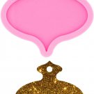Shiny Glossy Christmas Gift Bag Shape Keychain Silicone Molds for Resin Casting