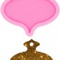 Shiny Glossy Christmas Gift Bag Shape Keychain Silicone Molds for Resin Casting
