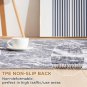 Washable Abstract Area Rug - Contemporary Style for Living Room, Bedroom, Kitche