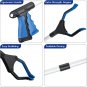 Reacher Grabber Tool, 32" Foldable Grabber Reacher, Rotating Jaw - Mobility Aid