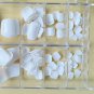 False Toe Nails Glossy Solid Color Square Short Full Cover 120Pcs Fake Toenails