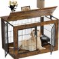 Dog Crate Furniture, Extra Large Dog Kennel Indoor with Top-Access Teasing/Feedi