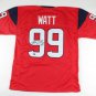 JJ Watt Houston Texans Signed Autograph Red Custom Jersey JSA Certified